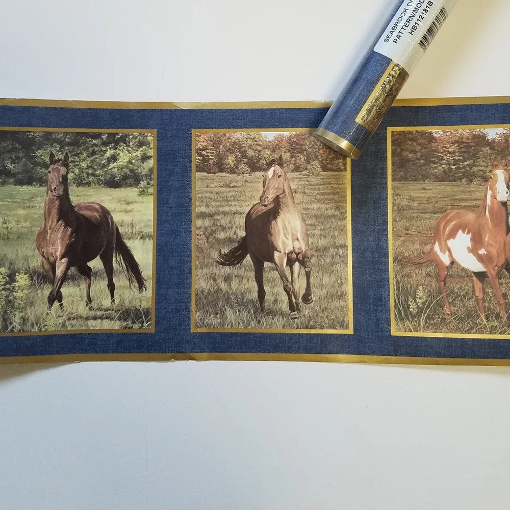 Wallpaper Border Horse
